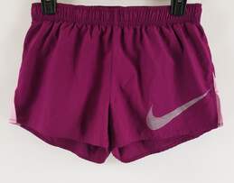Nike Women Activewear Shorts Purple M alternative image
