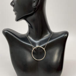 Designer Silpada 925 Sterling Silver Duomo Open Circle Pendant Necklace
