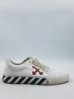 Authentic Off-White White Vulcanized Sneaker M 11