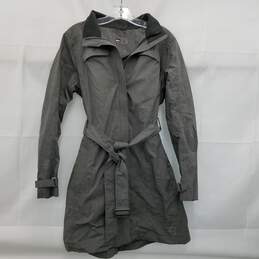 REI Grey Rain Trenchcoat Size Medium