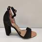 Ted Baker Abytah Ankle Strap Black Suede Sandal Pump Heels Shoes Size 37.5 image number 1
