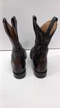 Men's Ariat Brown Leather Western Style Boots Sz 10D image number 3