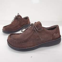 Birkenstock Footprints Women's Brown Suede Slip On Shoes Size 9