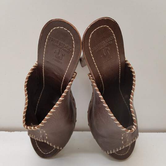 True Religion Leather Stitch Sandals Brown 8 image number 5