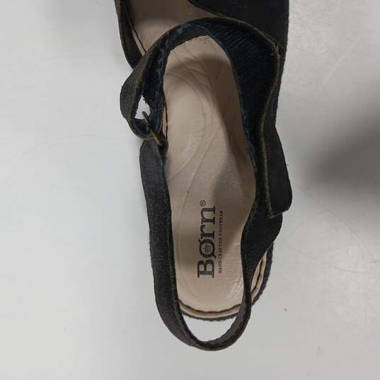 Born Black Sandals Women's Size 7 M image number 3