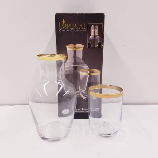 Imperial Crystal Collection 2 Piece Executive Carafe image number 1