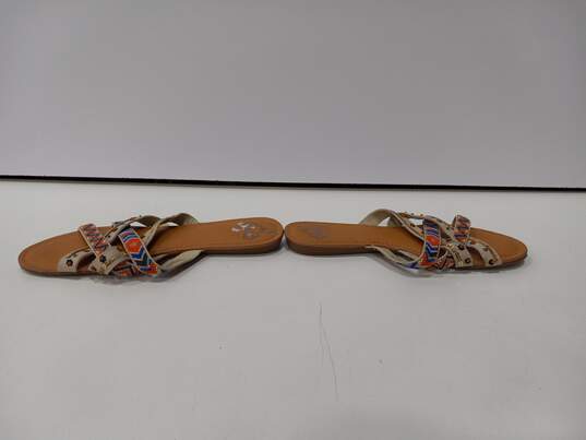 Fergalicious Gretta Women's Beaded Sandals Size 10 image number 2
