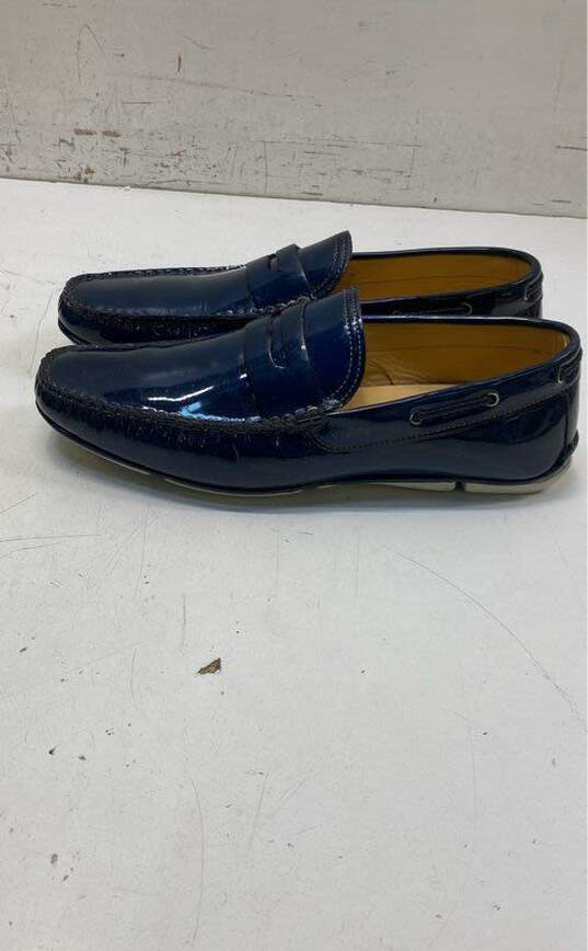 Francesco Benigno Navy Blue Loafer Casual Shoe Men 7 image number 3