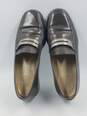 Authentic Gucci Brown Leather Loafer W 8.5B image number 6