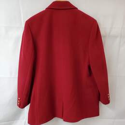 Vintage Pendleton Red Wool Coat Jacket Women's 16P alternative image
