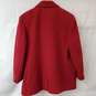 Vintage Pendleton Red Wool Coat Jacket Women's 16P image number 2
