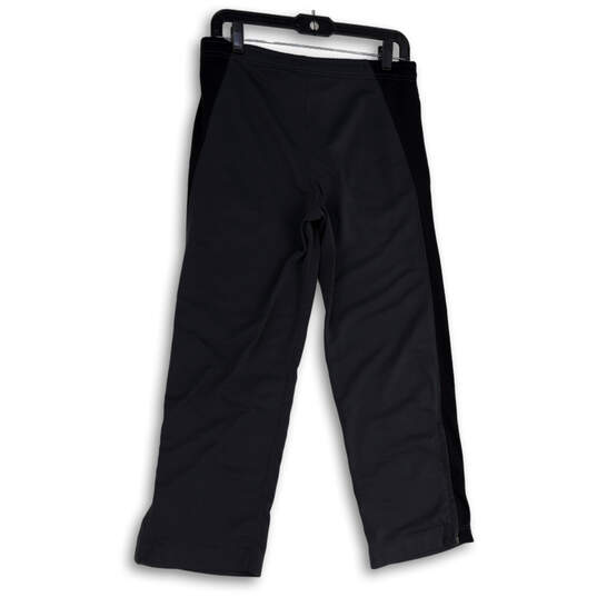 Mens Gray Black Elastic Waist Pockets Pull-On Straight Leg Sweatpants Sz M image number 2