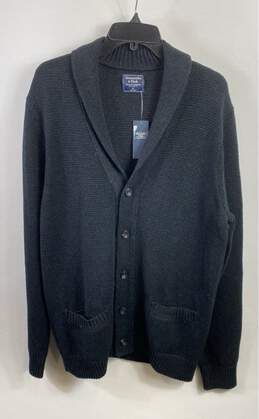 Abercrombie & Fitch Men Blue Knitted Cardigan Sweater XL