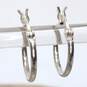 Sterling Silver Hoop Earring Set image number 4