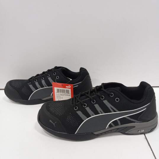 Puma Safety Footwear Celerity Knit Black Lace-Up Sneakers Size 10 NWT image number 2