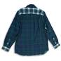 L.L. Bean Mens Multicolor Plaid Collared Long Sleeve Button-Up Shirt Size L Tall image number 2