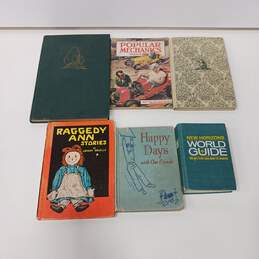 Vintage Bundle of Six Assorted Mid-Century Books