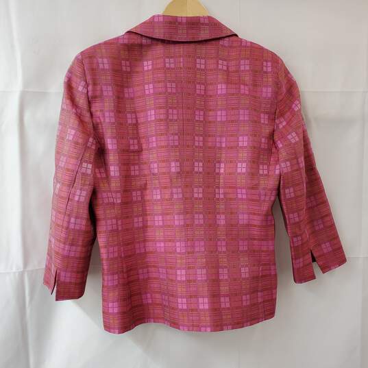 Luca Venturini Pink Silk Polyester Blazer Jacket Women's 6 image number 2