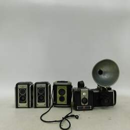 Lot of 5 Vintage Film Camera For Parts or Repair