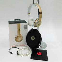 Beats by Dr. Dre Solo3 Wireless On-Ear Special Edition Gold Headphones IOB