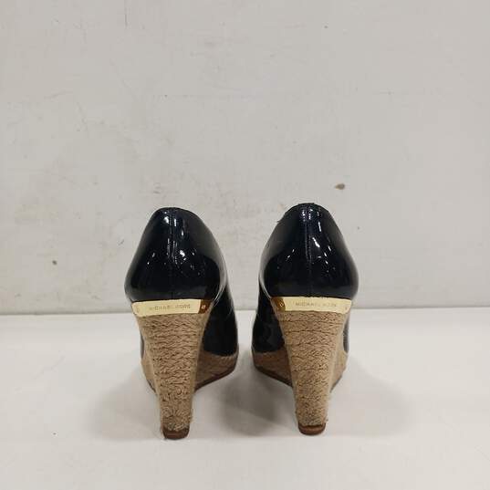 Michael Kors Black Wedge High Heels Size 5.5 image number 3