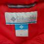 Columbia Red Full Zip Puffer Jacket WM Size XL image number 3