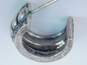 Romantic Judith Jack 925 Sterling Silver Marcasite Demi Hoop Earrings & Heart Pendant Necklace 15.9g image number 5