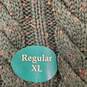 L.L. Bean Men Green 1/4 Button Sweater XL NWT image number 5