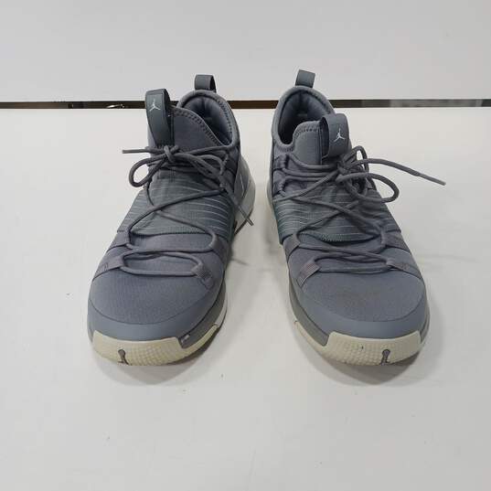 Nike Air Jordan Gray Training Athletic Sneakers Size 9.5 image number 1