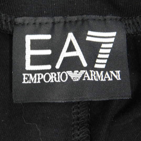 Emporio Armani Black Logo Print XS Legging NWT image number 9