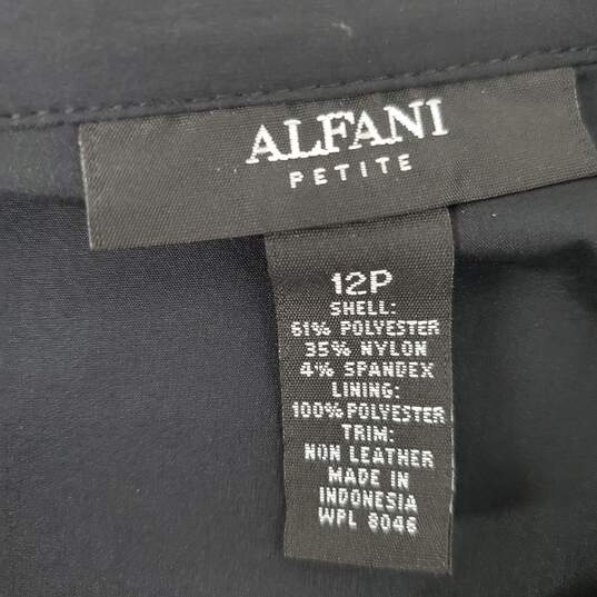 NWT Alfani WM's Black Knee Length Cocktail Dress Size 12P image number 3