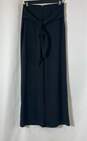 Saks Fifth Avenue Womens Black Tie High Waist Wide Leg Pants Size X-Small image number 1
