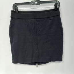 BCBG Maxazria Black Zip Up Skirt Size XS