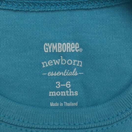 Gymboree Newborn Blue Onesie 3 to 6 Months image number 6