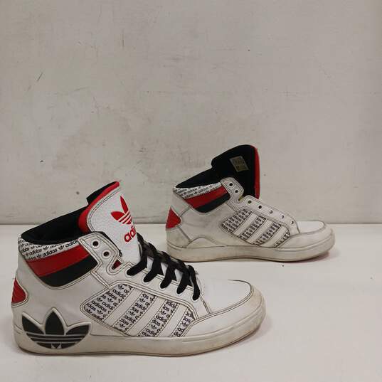 Adidas Hardcourt Shoes White/Black/Red Women's Size 7 image number 4