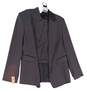 Mens Gray Long Sleeve Pockets Casual Blazer Jacket Size 13X14 image number 1