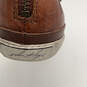 Mens Brown Leather Round Toe Lace Up High Top Sneaker Shoes Size 7.5 image number 7