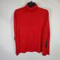 Chico's Women Red Turtleneck Top 2 NWT image number 1