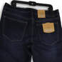 NWT Mens Blue Denim Vintage Stretch Regular Fit Straight Leg Jeans Size 36X30 image number 4