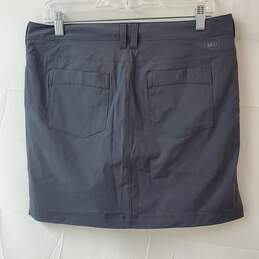 REI Womens Size 8 Gray Activewear Nylon Skirt alternative image