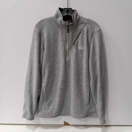 The North Face Gray 1/4 Zip Pullover Sweater Men's Size M