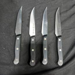 4pc. Bundle of J.A. Henckels 4.5" Stainless Steel Steak Knives