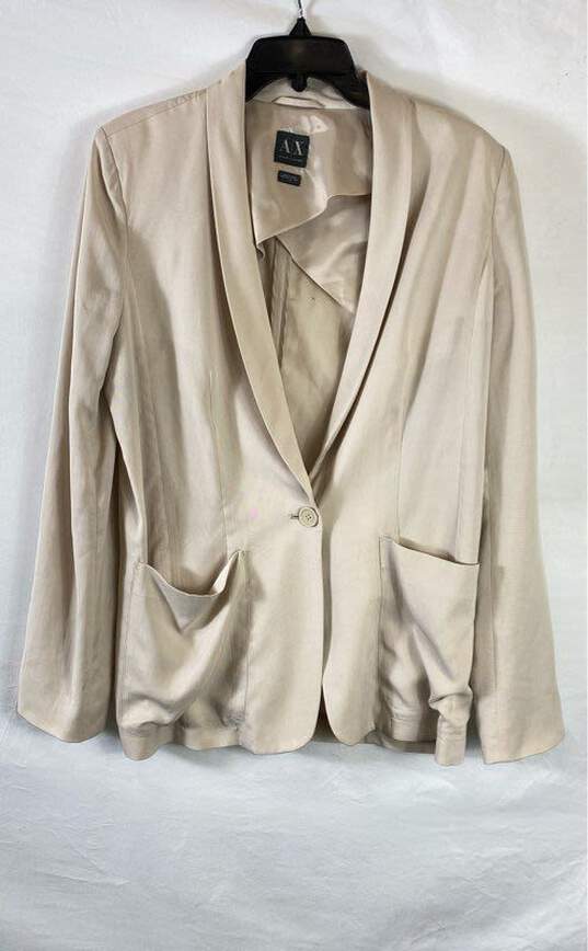 Armani Exchange Beige Jacket - Size Large image number 1