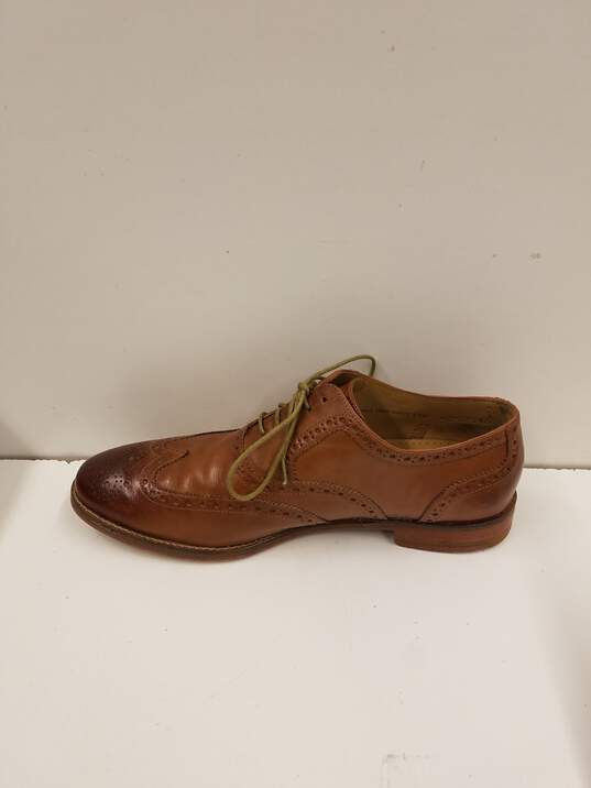 Cole Haan Brown Leather Cambridge Wingtip Oxfords Men's Size 10.5 image number 2