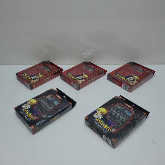Zatchbell! The Card Game Starter Set 1 and 2 Lot of 5 Sealed Packs image number 2