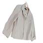 NWT Womens Ivory Long Sleeve Collared Open Front Blazer Size 12P image number 2