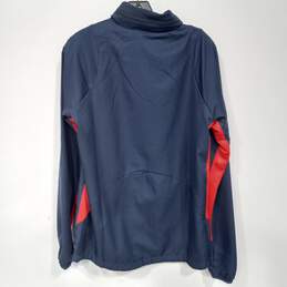 Nike Women's Dri-Fit Navy Blue/Red Jacket Size MT with Tag alternative image