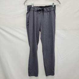 Lululemon WM's Athletica Heather Gray Yoga Pants w Drawstring Size 4 alternative image