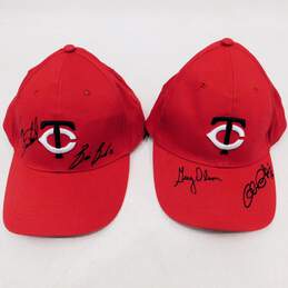 Minnesota Twins Autographed Hats