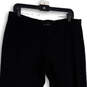 Womens Black Flat Front Straight Leg Pull-On Dress Pants Size Medium image number 3